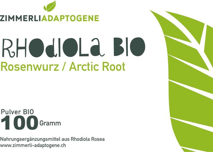 Produktbild Zimmerli Adaptogene Rhodiola Rosea Pulver (BIO) (1 Stück, Pulver, 100 g)