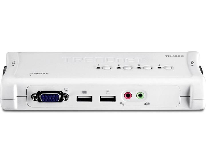 Immagine prodotto Trendnet Kit KVM TK-409K a 4 porte USB con audio