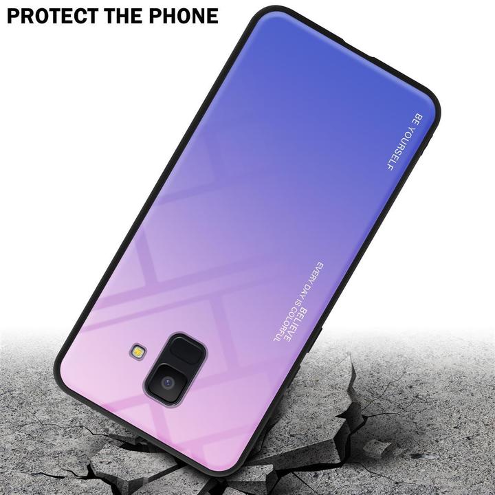 Image du produit Cadorabo Couverture en verre TPU 2 couleurs (Samsung Galaxy J6 (2018))