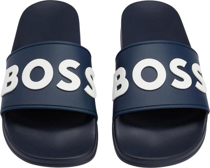 Actual product image Hugo Boss Womens/Ladies Kirk Logo Sliders (39.5)