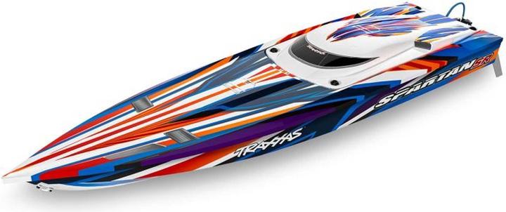 Traxxas BOAT SPARTAN SR 1037mm 1:10 EP RTR ORANGE TQi 2.4GHz OHNE Ladegerät und OHNE Akku