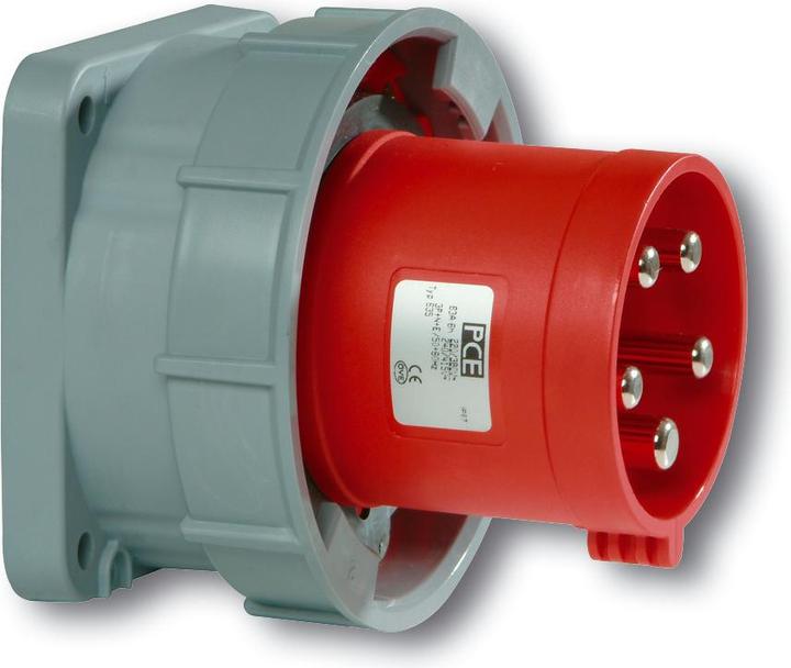 Produktbild PCE 635-6 Anbaugerätest.gerad.63A 5p 6h IP67 TWIST
