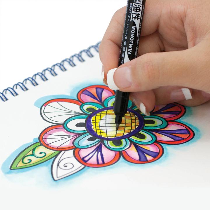 Produktbild Tombow Permanent-Marker MONO twin Blau (Blau, 0.80 mm, 1 x)