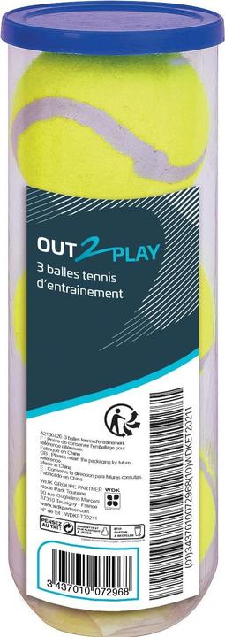Actual product image Winfun Tube 3 Tennis Balls Out2play