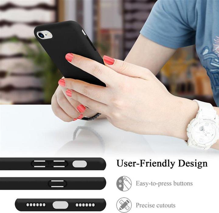 Immagine prodotto Cadorabo Copertura della cassa del silicone liquido TPU (Apple iPhone 7, Apple iPhone SE (seconda generazione))
