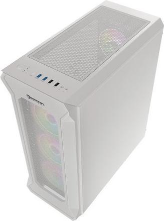 Image du produit Genesis NATEC PC case Irid 505 ARGB Baltas midi Tower (mATX, ATX, Mini-ATX)