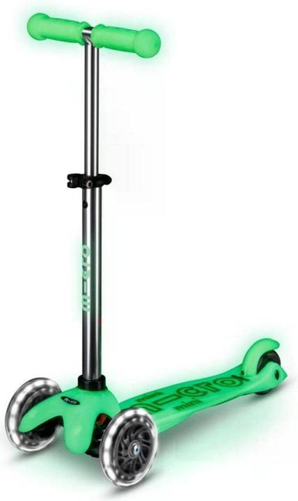 Micro Scooter Mini Deluxe Glow LED Limettengrün