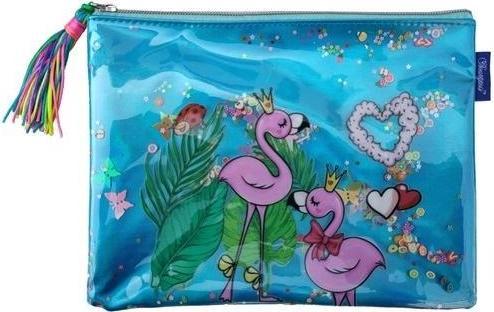 Image du produit Fresh Flamingoblaue Tasche mit Reissverschluss