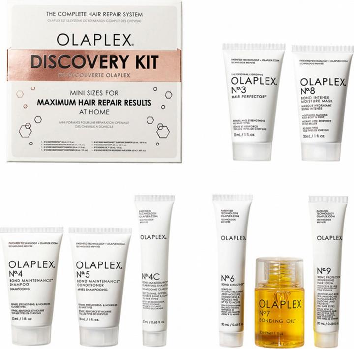 Olaplex Discovery Kit Sistema completo di riparazione dei capelli (Set per la cura dei capelli)