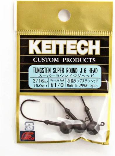 Keitech Tungsten Super Round Jigs