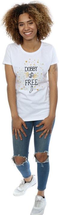 Actual product image Womens/Ladies Dobby Is Free Cotton T-Shirt (S)
