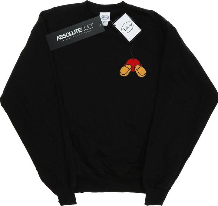 Disney Mickey Mouse Backside Breast Print Sweatshirt (L)