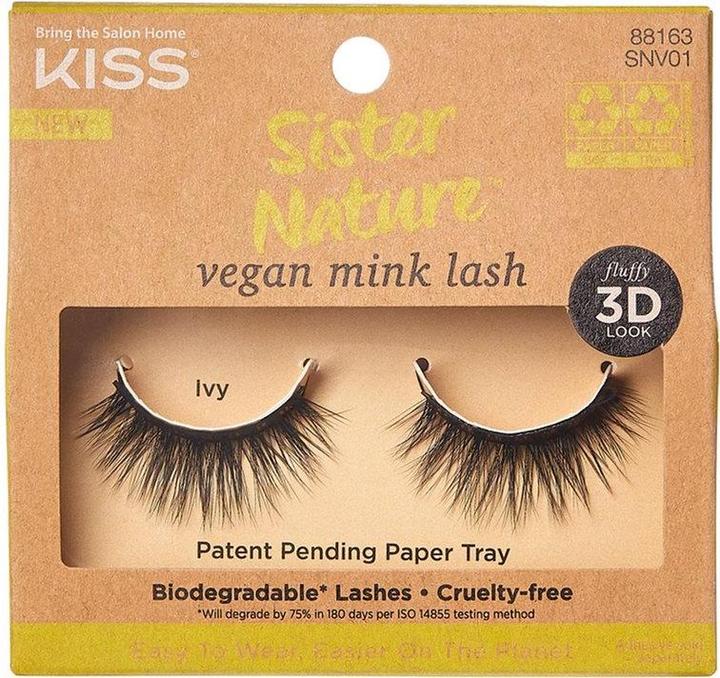 KISS Sister Nature Vegan Mink Lashes Ivy (Künstliche Wimpern)