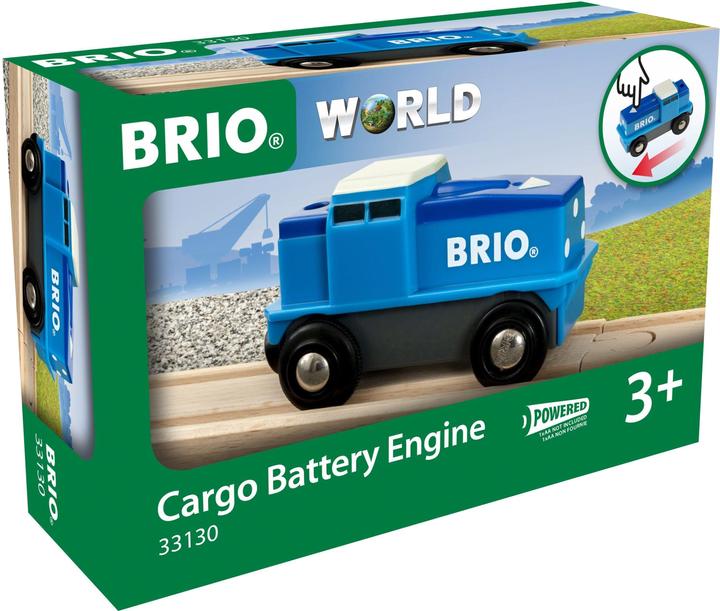 Immagine prodotto Brio Locomotiva merci a batteria blu