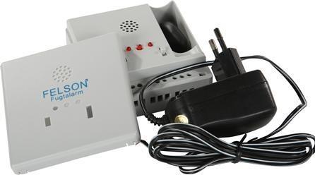 Actual product image Felson Humidity alarm with relay incl. 230V plug adapter