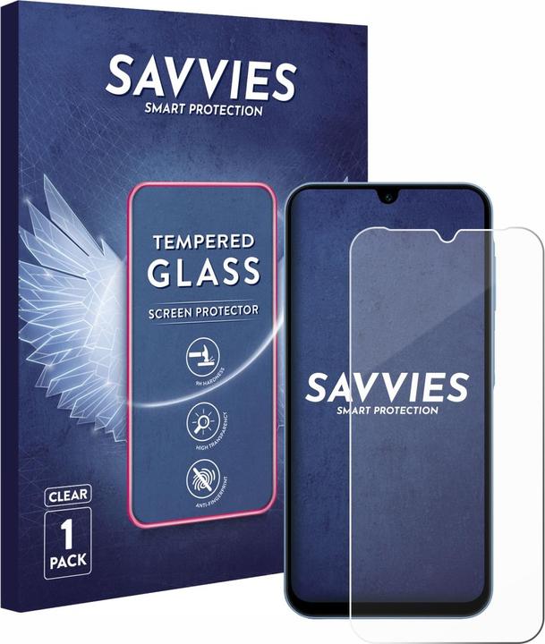 Savvies Armoured glass screen protector (1 Piece, Samsung Galaxy A15)