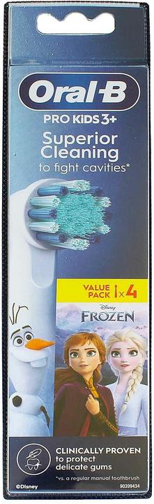 Actual product image Oral-B Replacement head EB10 4 FFS II Blue/White 4 pieces (4 x)