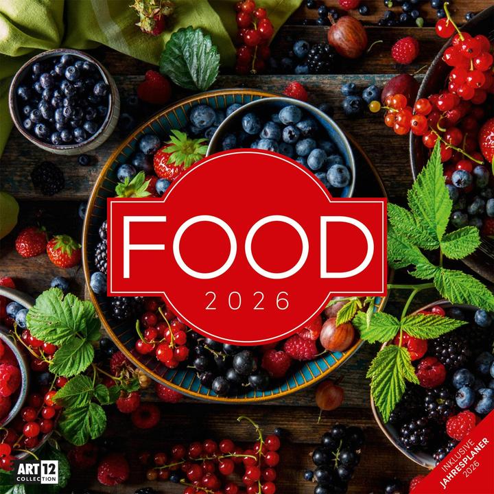 Actual product image Food Kalender 2026 - 30x30 (30 x 30 cm, German, French, English)