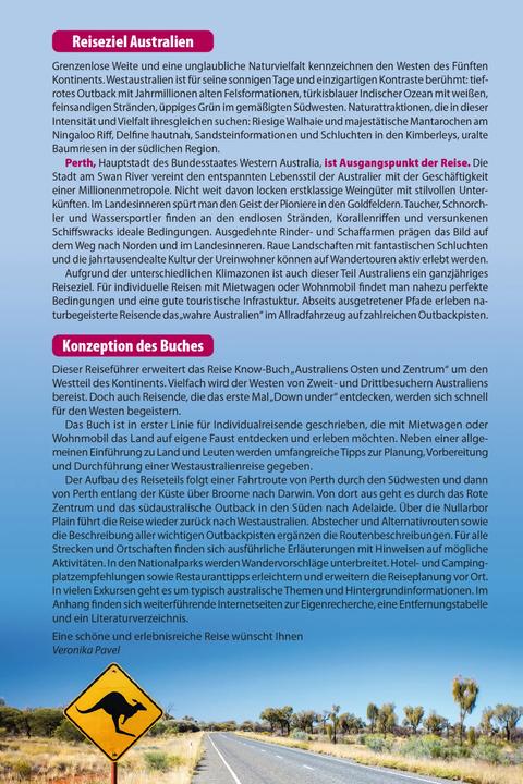 Produktbild Reiseführer Australien - Westen und Zentrum (Deutsch, Veronika Pavel, 2023)