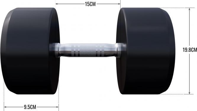 Produktbild Gorilla Sports Rundhanteln (1 x 32.5 kg)