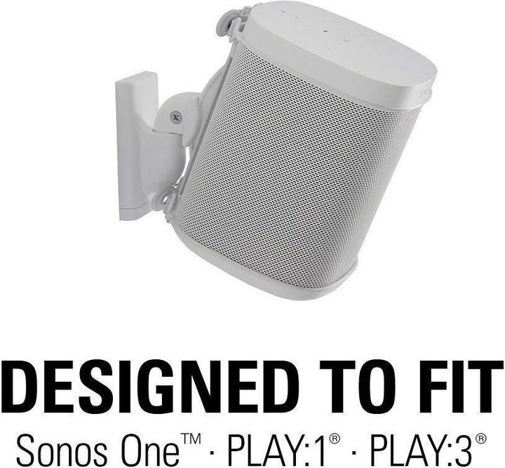 Produktbild Sanus Wandhalter zu Sonos ONE, PLAY:1 & 3 (1 Paar, Wandmontage, Schwenkbar, Neigbar)