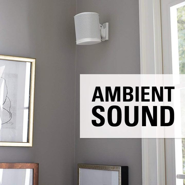 Immagine prodotto Sanus Staffa a muro per Sonos ONE, PLAY:1 e 3 (1 pz., Installazione a parete, Perno di rotazione, Inclinabile)