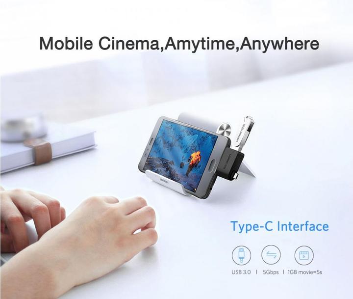 Produktbild Ugreen Micro USB + USB-C zu USB-A 3.0 Adapter (USB Typ C, USB-A)