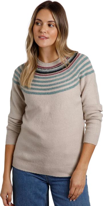 Actual product image Weird Fish Womens/Ladies Sinatra Patterned Knitted Jumper (38)