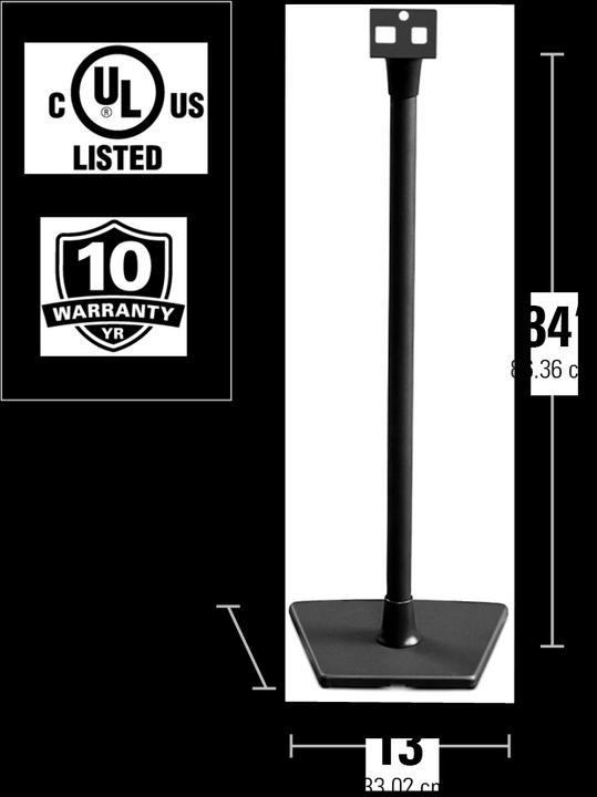 Produktbild Sanus Ständer zu Sonos ONE, PLAY:1, Play:3 (1 Paar, Ständer)