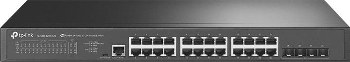 Productafbeelding TP-Link (TL-SG3428X-M2) JetStream 24-poorts 2,5GBASE-T L2 Managed Switch met 4 10GE SFP-sleuven, PoE (24 Havens)