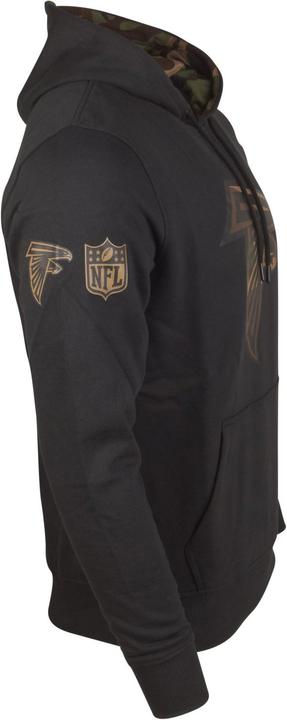 Actual product image New Era Fleece Hoody - NFL Atlanta Falcons noir / camo (S)