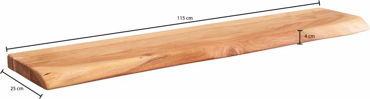 Produktbild Wohnling Wandregal (120 x 25 x 4 cm)