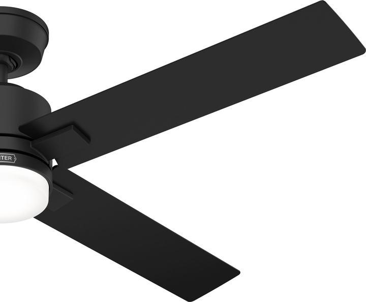 Image du produit Hunter Fans DC Deckenventilator Mila Schwarz mit LED & Fernbedienung (44 dB)