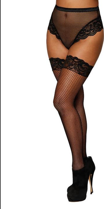 Image du produit Dreamgirl Jarretière haute - L - Noir (L)