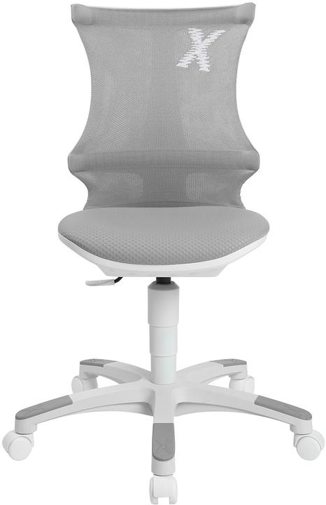 Image du produit Topstar Chaise pivotante pour enfants Sitness X Chair 10, FX130CR33 gris, blanc Tissu