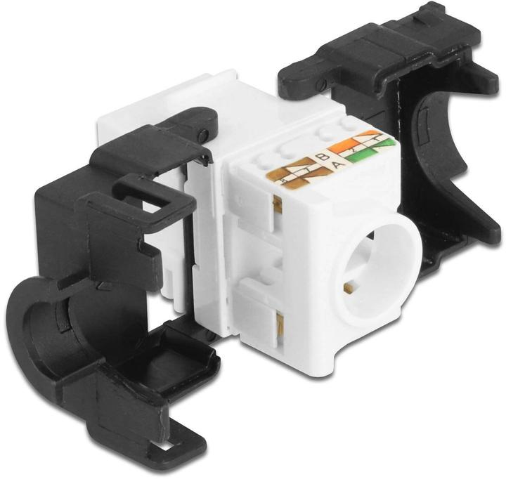 Immagine prodotto Delock Modulo Keystone presa RJ45 a LSA Cat.6A 180° senza attrezzi (Modulo Keystone)