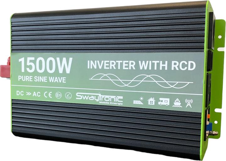 Actual product image Swaytronic Inverter - FI protection 12V/230V 1500W