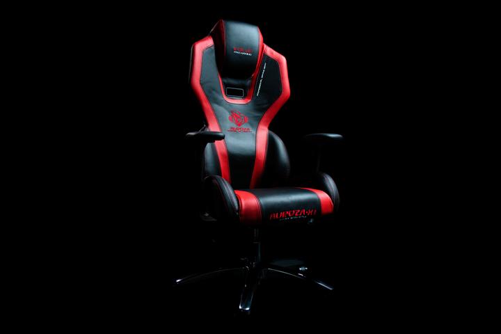 Actual product image Blue Auroza X1 LED red armchair (EEC301REAA-IA)