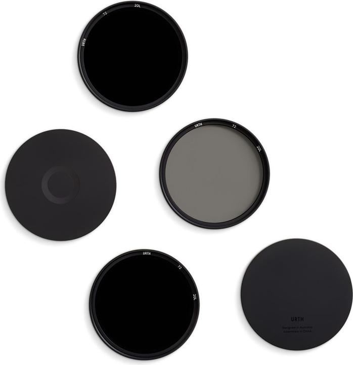 Immagine prodotto Urth Kit di filtri obiettivo ND8, ND64, ND1000 da 72 mm (Plus+) (Filtri grigi, 72 mm)