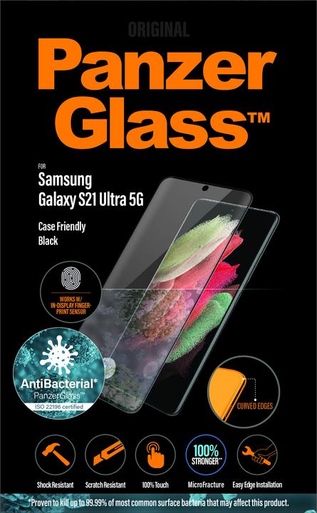 Actual product image PanzerGlass CaseFriendly Fingerprint (1 Piece, Samsung Galaxy S21 Ultra)