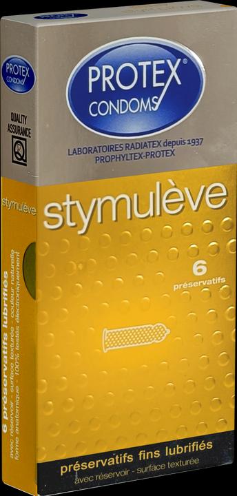 Protex Stymulève» 6 stimulierende Kondome aus Frankreich (6 Stk.)
