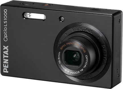 Pentax Optio LS1000, 14MPixel, 4x Zoom, HD-Movies, Schwarz (1/2,3'')