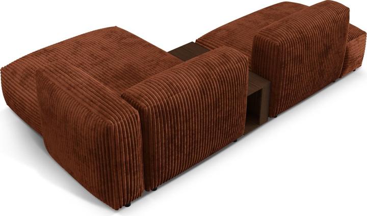 Actual product image Micadoni Modular Right Corner Sofa, "Martina", 2 Seats, 285x176x75 Made in Europe (Corner sofa)
