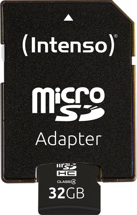 Actual product image Intenso microSD Class 4 (32 GB, microSDHC)