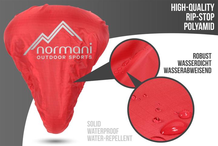 Actual product image Normani Regenüberzug für Fahrradsattel BiSaddle
