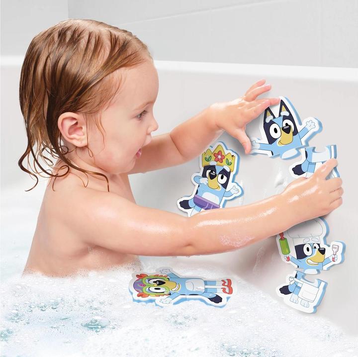 Actual product image Tomy Bluey Puzzle de bain