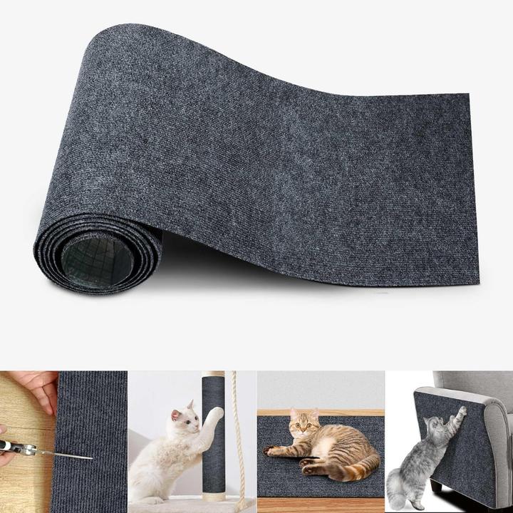 Suba Selbstklebende Kratzmatte (0.20 cm, Grau)