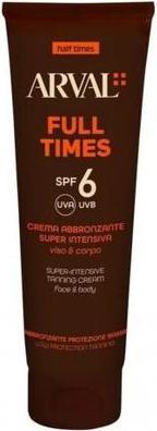 Produktbild Arval Full Times SPF6 Cream Tanning Bed Super Intensive Face and Body 150ml (Körpercreme, 150 ml)