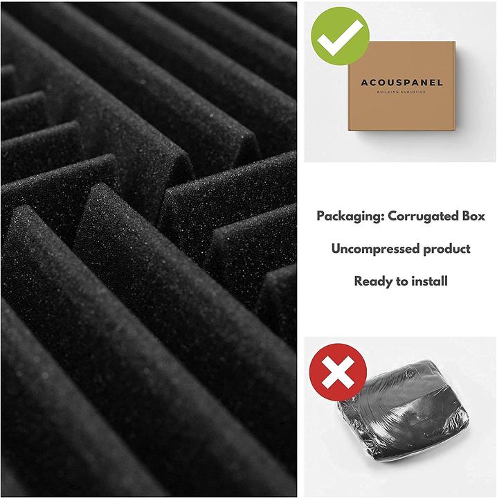 Actual product image Acouspanel Schaumstoffplatten (24 pcs.)