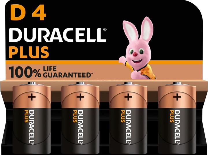 Duracell Plus (4 Stk., D)
